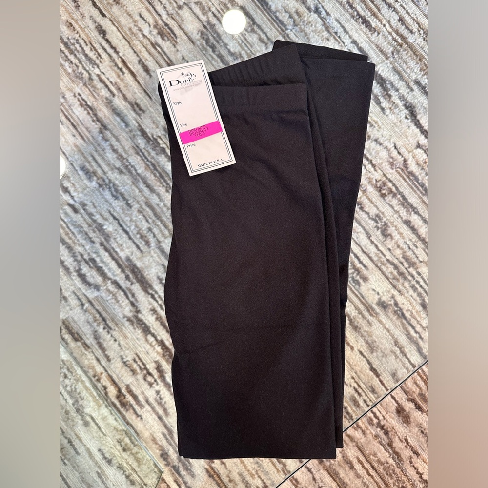 Dori Creations Soft Black Leggings Juniors S